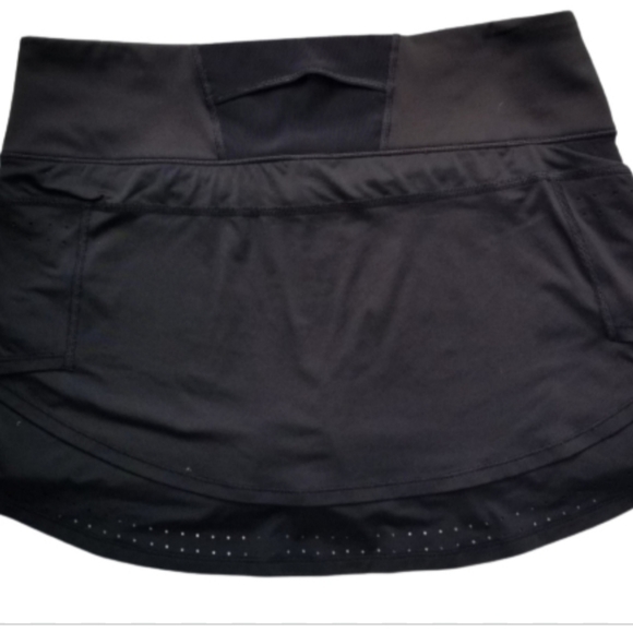 Athleta Black Stealth Trucool Athletic Skort Skirt Size Small - Picture 5 of 10